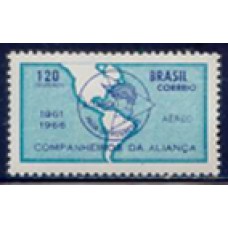 1966-106aé-5º Aniversário da Aliança p/o Progresso-Cr$ 120.00