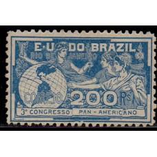 1906-06-3º Congresso Panamericano-RJ-200 réis