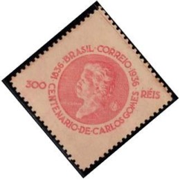 1936-107-Centenário de Nascimento de Carlos Gomes-300 réis