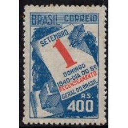 1941-159-5º Recenseamento Geral no Brasil-400 réis 