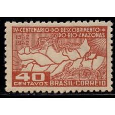 1943-178-4ºCent.do Descobrimento do Rio Amazonas-40 cts