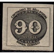 1943-182-Centenário do Selo Brasileiro-90 cts