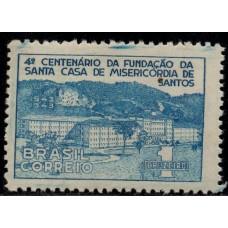 1943-186-400 Anos Sta Casa Misericórdia de Santos-Cr$1.00