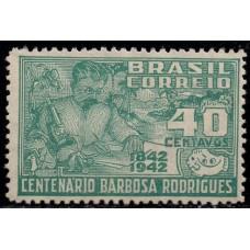 1943-187-Cent Natalício Botãnico João B.Rodrigues-40 cts