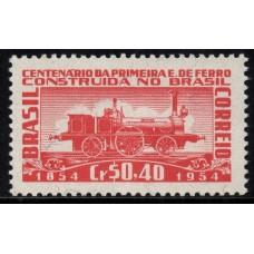1954-337-Cent.da 1ª Estrada de Ferro no Brasil