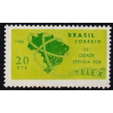 1968-607-25ª Cidade Servida por Telex-Curitiba