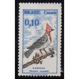 1969-642-Pássaros Brasileiros-Cardeal