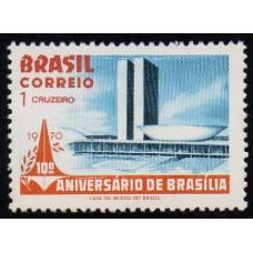 1970-671-10º Aniv.da Fundação de Brasilia-DF-1Cr$