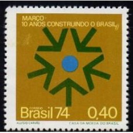 1974-838-10 Anos da Revolucao  de 1964