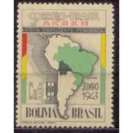 1943-47aé-Visita Pres Peñaranda da Bolívia-Cr$ 1.20
