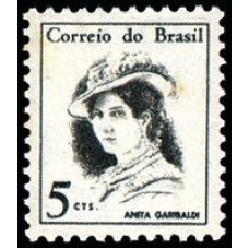 1967-529-Mulheres Famosas-Anita Garibaldi-5cts