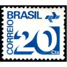 1972-542-Tipo Cifra -Sem Filigrana-20cts