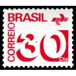 1972-543-Tipo Cifra-Sem Filigrana-30cts