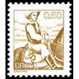 1976-562-Profissões-Sem Filigrana-Gaúcho 0.50 