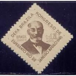 1945-58aé-10º Congresso Brasileiro de Esperanto-RJ-40 cts