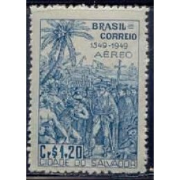 1949-72aé-4º Cent. da Fundação de Salvador/BA-Cr$ 1.20