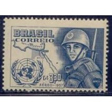 1957-86aé-Participação do Brasil no Exército de Emergência da ONU-Cr$ 3.30