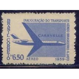 1959-89aé-Inauguração do Transporte Aéreo Brasileiro-Cr$ 6.50