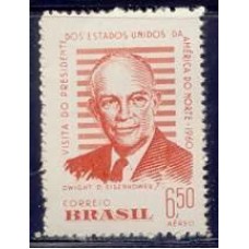 1960-91aé-Visita do Presidente dos EUA-Cr$ 6.50 1960-91aé-Visita do Presidente dos EUA-Cr$ 6.50
