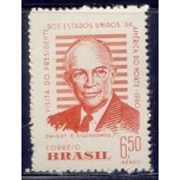 1960-91aé-Visita do Presidente dos EUA-Cr$ 6.50
