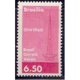 1960-95aé-Inauguração de Brasilia/DF-Cr$ 6.50  