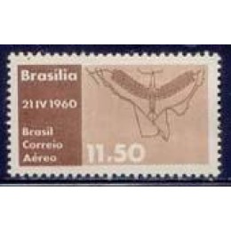 1960-96aé-Inauguração de Brasilia-Cr$ 11.50