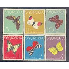 1963-646/51-Albania-Boboletas