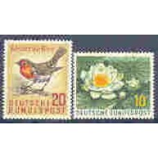 1957-146/47-Alemanha Ocidental-Pássaro