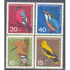 1963-273/76-Alemanha Ocidental-Pássaros Estilizados