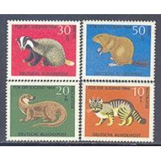 1967-387/90-Alemanha Ocidental-Animais selvagens