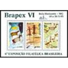 1985-69-Brapex VI-Pinturas Rupestres 
