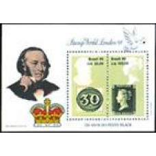 1990-85-150 Anos do 1º Selo Postal do Mundo 