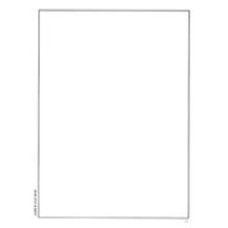 Folha em branco c/moldura p/Quadras