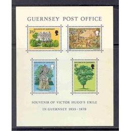 Guernsey-1975-bl 1-Exilio Victor Hugo