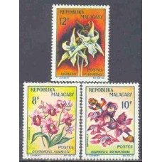 Madagascar-1963-385/87-Flores