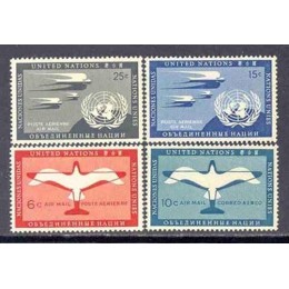 Nações Unidas-1951-1/4aé-Serie Corrente