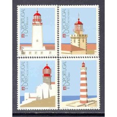 Portugal-1987-1700/03-Faróis