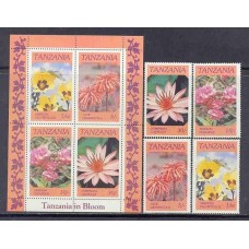 Tanzânia-1986-281/84-Flores Típicas